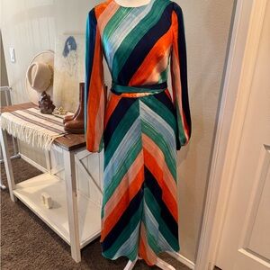 ALI & JAY Elegant Striped Dress